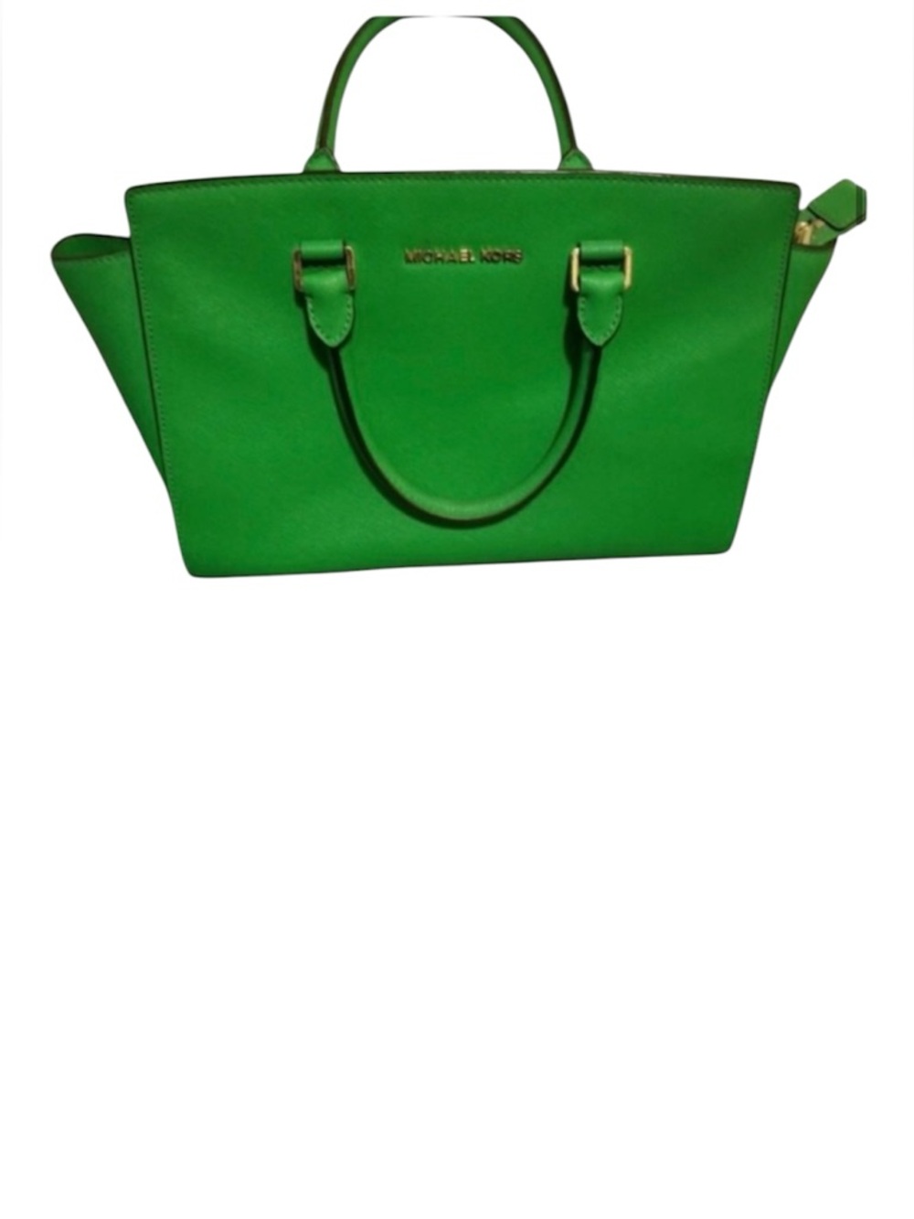 Michael Michael Kors bright green large shoulder bag